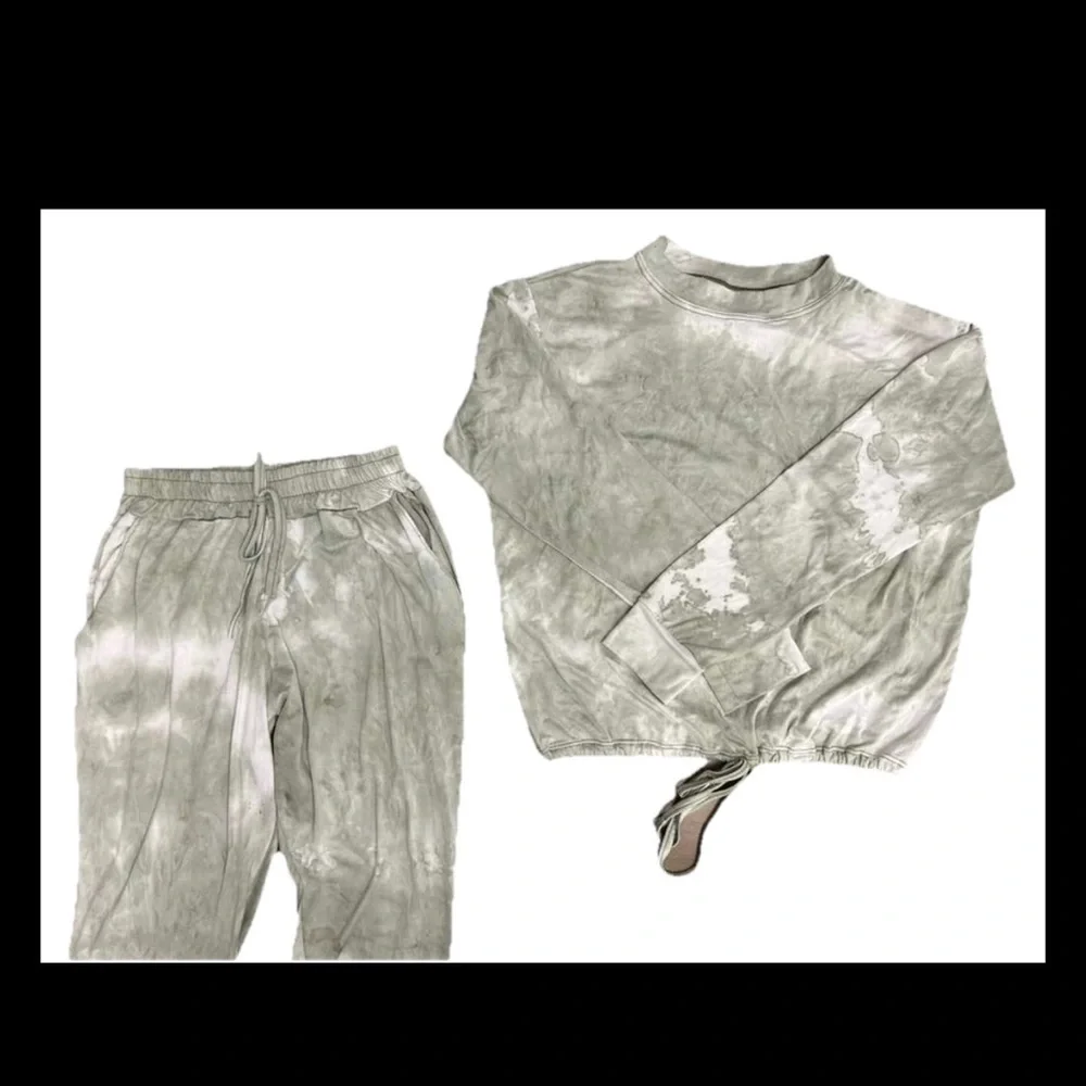 Pant And Sweater Matching Set, Light Green, Size Small (0448)
